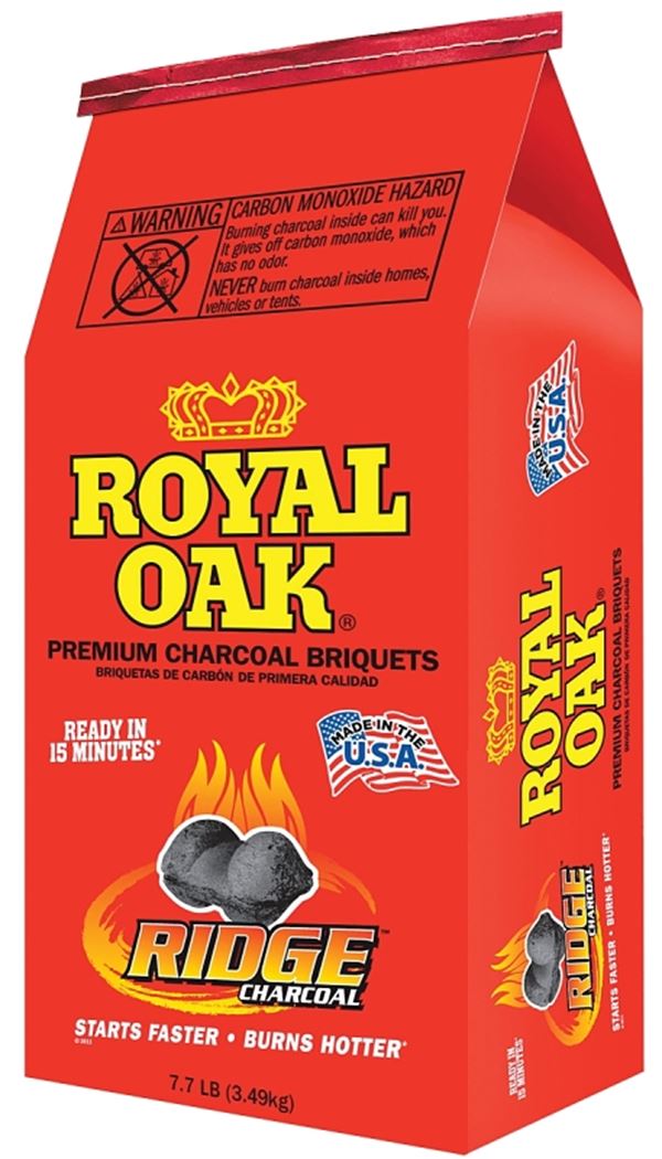 Royal Oak 192-294-107 Charcoal Briquette, 7.7 lb Bag