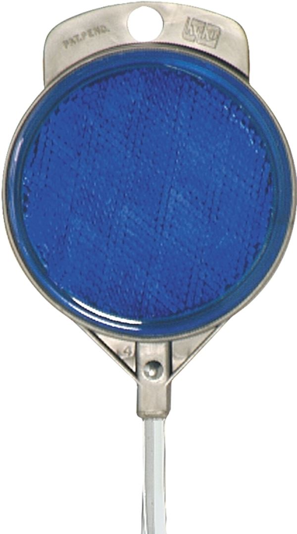 Hy-Ko DM100B48 Driveway Marker, Aluminum Post, Blue Reflector, Pack of 24