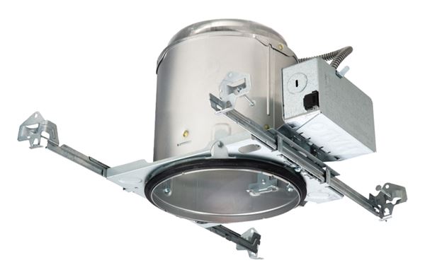 Halo E7ICAT Recessed Housing, 6 in Dia Recessed Can, Aluminum