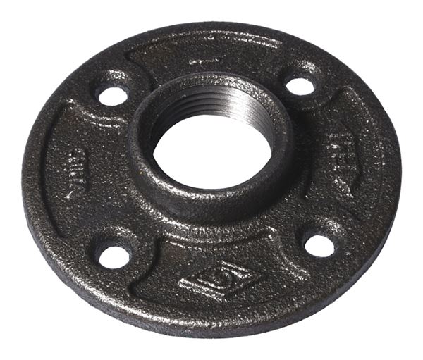 Prosource 27-11/4B Floor Flange, 1-1/4 in, 4.2 in Dia Flange, FIP, 4-Bolt Hole, 0.28 inch (7 mm) Dia Bolt Hole