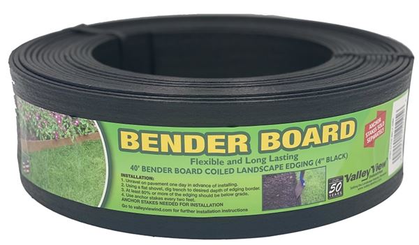 BOARD BENDER COIL BLK 4INX40FT