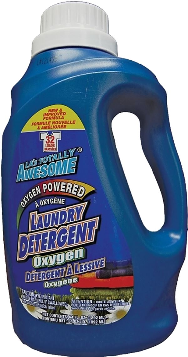 LA's TOTALLY AWESOME 234 Laundry Detergent, 64 oz, Powder, Pack of 8