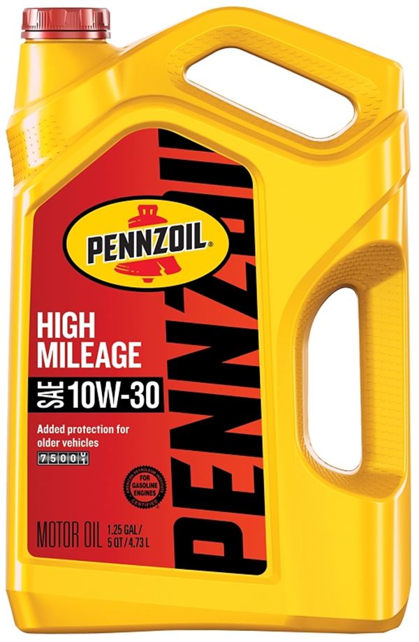 Pennzoil 550045205 Motor Oil, 10W-30, 5 qt Bottle, Pack of 3