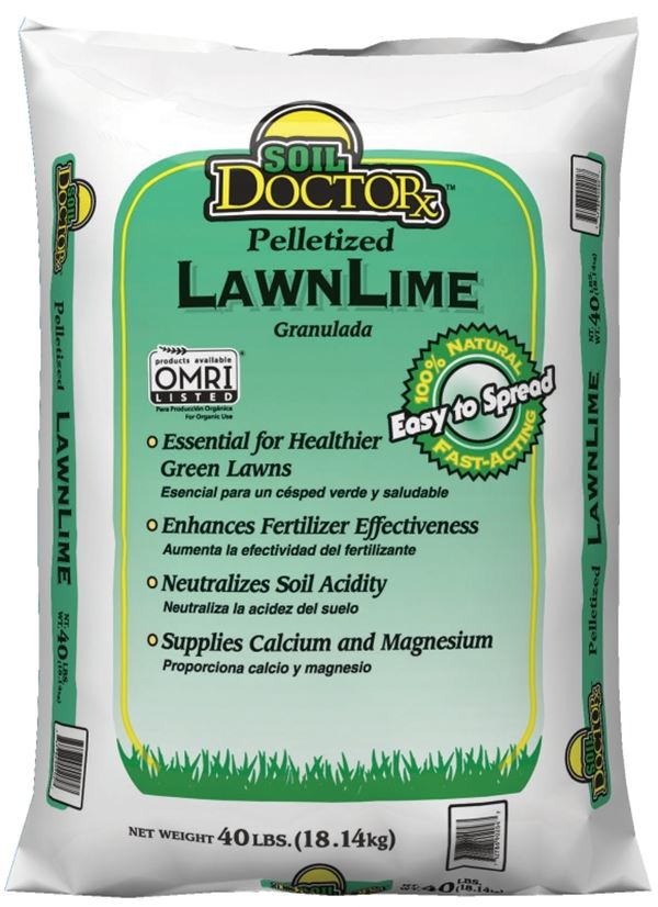 Oldcastle 54050860 Pelletized Lawn Lime, 40 lb Bag