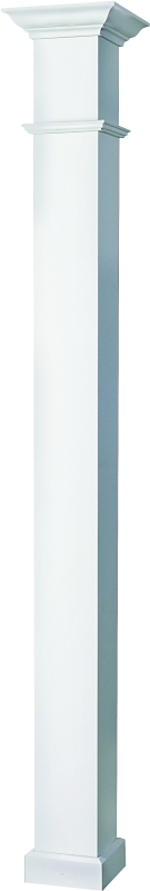 COLUMN 8INX10FT WHT WELLINGTON