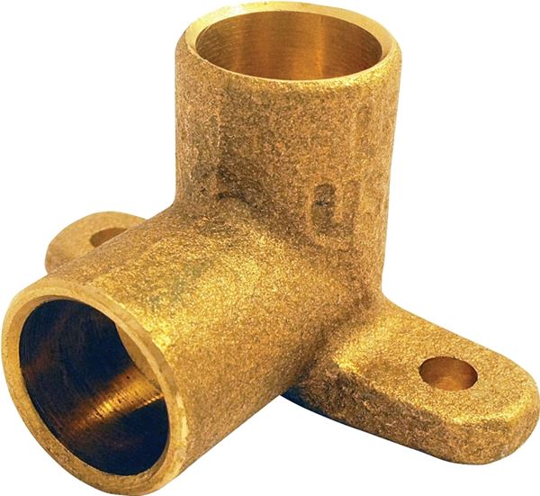 Elkhart Products 10159244 Drop Ear Tube Elbow, 3/4 in, Sweat, Copper