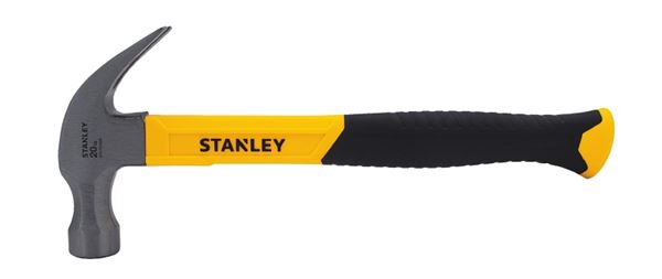 Stanley STHT51539 Nail Hammer, 20 oz Head, Curve Claw, Smooth Head, HCS Head, 13 in OAL