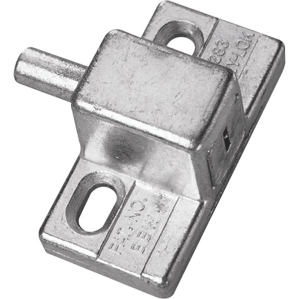 Prime-Line U 9870 Door Lock, Alike Key, Aluminum, Aluminum, 3/16, 1/8, 1/4 in Thick Door