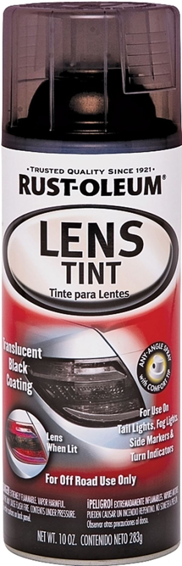 Rust-Oleum 253256 Automotive Spray Paint, Translucent Black, 10 oz, Can