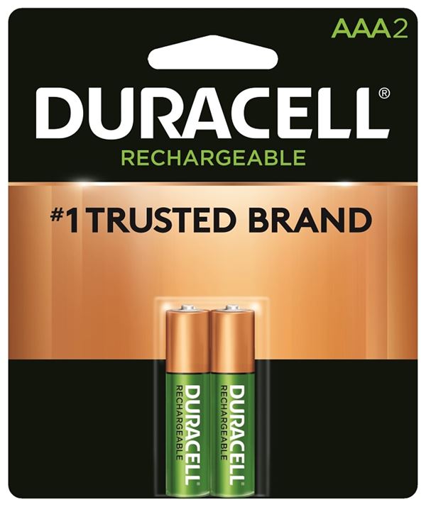 Duracell 66158 Battery, 700 mAh, AAA Battery, Nickel-Metal Hydride, Rechargeable