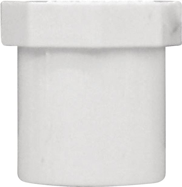 IPEX 435631 Pipe Plug, 1/2 in, Male Spigot, PVC, White, SCH 40 Schedule