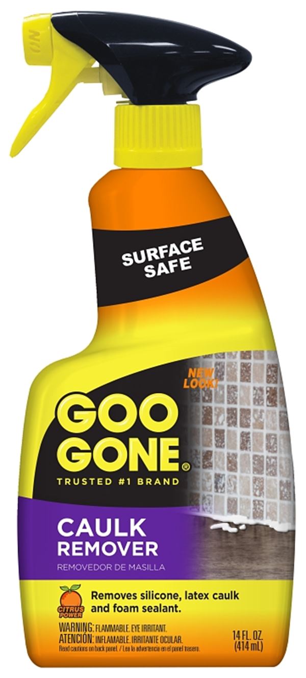 Goo Gone 2066A Caulk Remover, Gel, Orange Lime, Clear, 14 oz