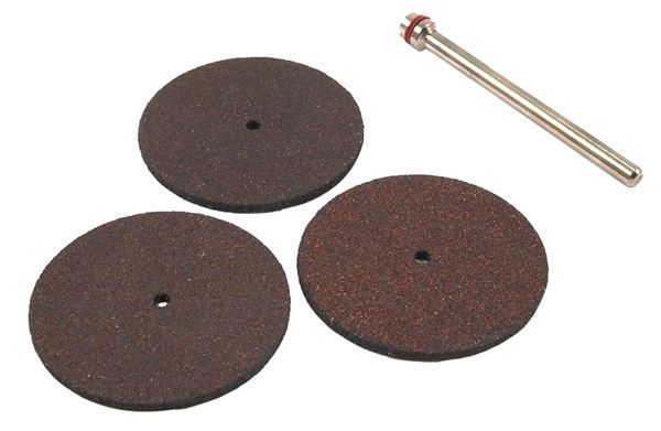 Forney 60222 Cut-Off Wheel Kit, 1-1/4 in Dia, 1/8 in Arbor