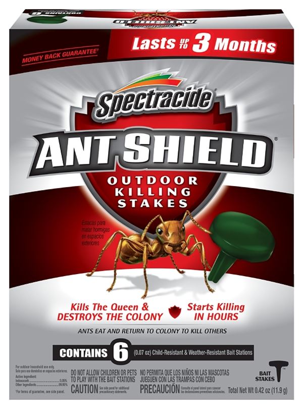 Spectracide HG-65597 Ant Shield Stake, Solid, Peanut