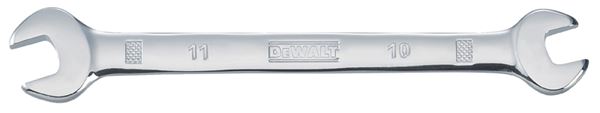 DeWALT DWMT75432OSP Open End Wrench, Metric, 10 x 11 mm Head, 6-5/32 in L, Polished Chrome