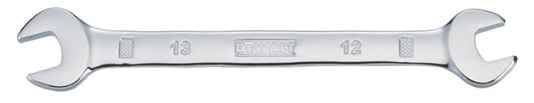 DeWALT DWMT75433OSP Open End Wrench, Metric, 12 x 13 mm Head, 6-5/32 in L, Polished Chrome