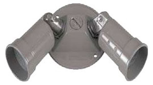 Teddico/Bwf LHC-2V Lamp Holder, Metal Housing Material, Gray