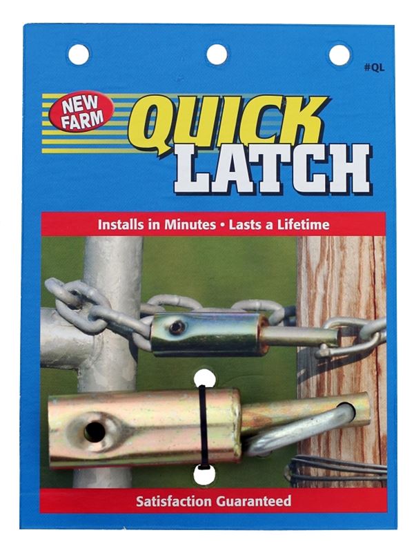 New Farm Quick Latch WA Gate Latch, Stainless Steel, For: 1/4 in Proof Chain