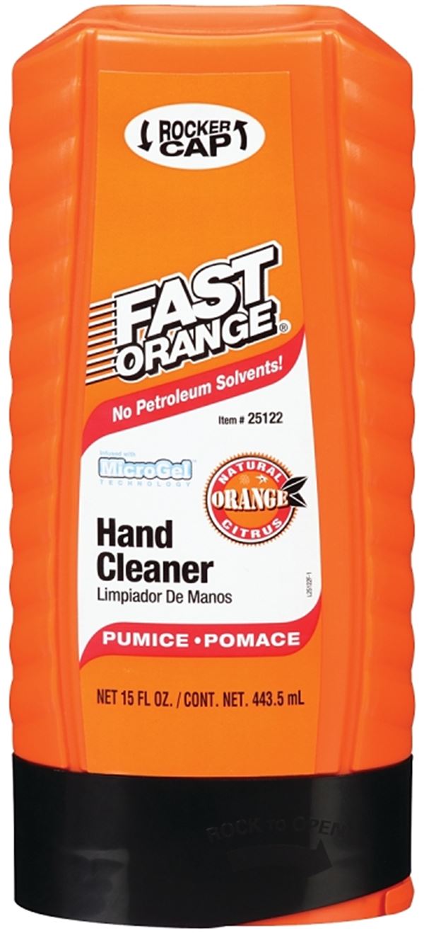 Fast Orange 25122/25113 Hand Cleaner, Lotion, White, Citrus, 15 oz, Bottle