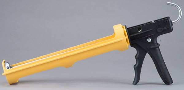 Dripless ETS5000 Caulk Gun, 1/4 gal Cartridge, Ergonomic Handle, Pack of 6