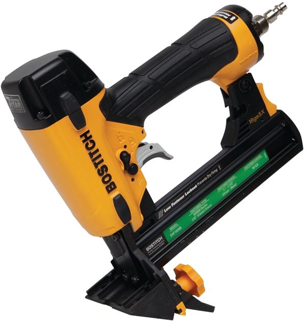 Bostitch EHF1838K Flooring Stapler, 1 to 1-1/2 in W Crown, 1 to 1-1/2 in L Leg, 100 Magazine, 160 in-lb Air