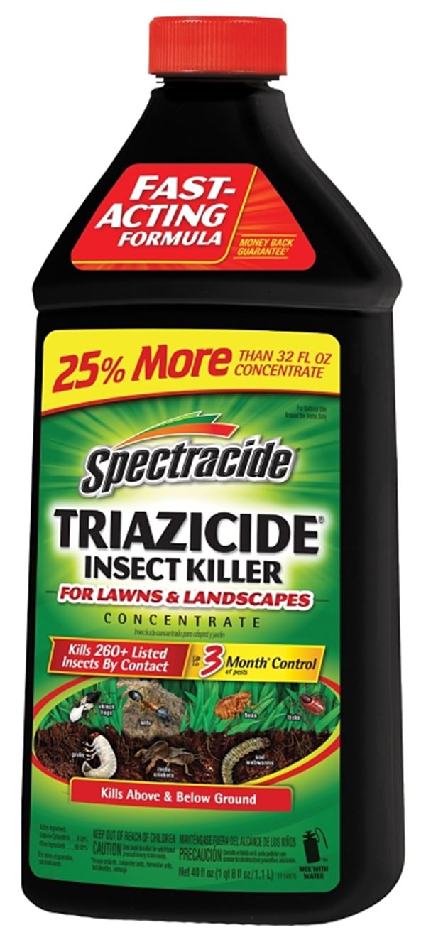 Spectracide HG-55829 Insect Killer, Liquid, Spray Application, Landscape, Lawn, 32 fl-oz