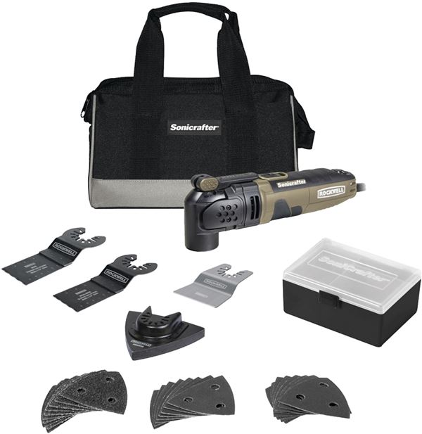 Rockwell Sonicrafter RK5121K Oscillating Multi-Tool, 3 A, 11,000 to 21,000 opm Speed