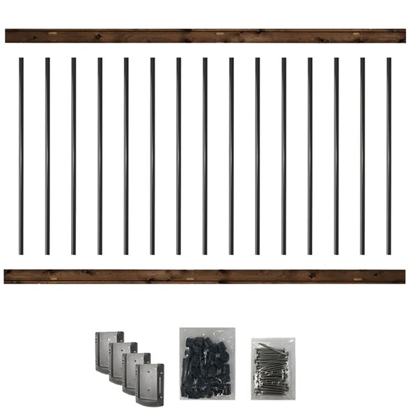 KIT WOODEN RAILING PRS TRT 6FT