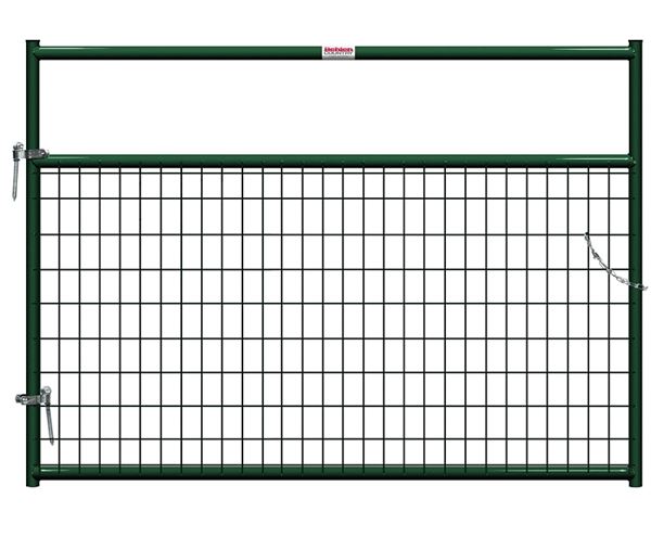 Behlen Country 40132062 Wire-Filled Gate, 72 in W Gate, 50 in H Gate, 6 ga Mesh Wire, 2 x 4 in Mesh, Green