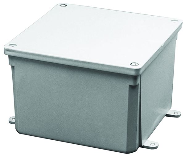 Carlon E987RR Molded Junction Box, Polycarbonate, Surface Mounting