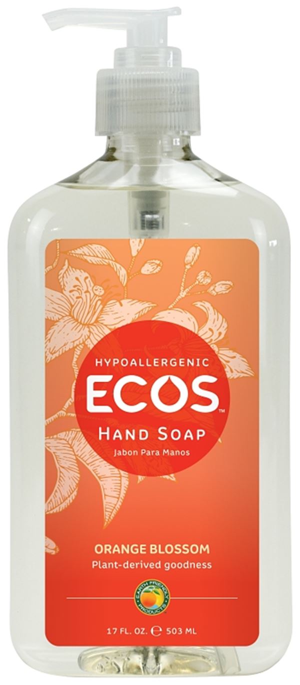 Ecos PL9484/6 Hand Soap Clear, Liquid, Clear, Floral, 17 oz, Bottle