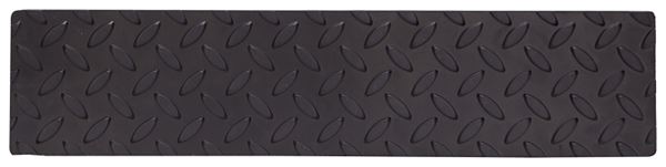 ProSource FH64091 Safety Tread, 17 in L, 4 in W, Diamond Pattern, Rubber, Pack of 12