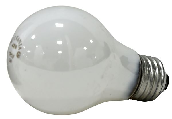 Sylvania 10562 Incandescent Bulb, 25 W, A19 Lamp, Medium Lamp Base, 160 Lumens, 2850 K Color Temp, Soft White Light, Pack of 12