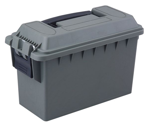 Magnum Ammo Box, 5-1/4 in W, 11-1/2 in D, Plastic, OD Green