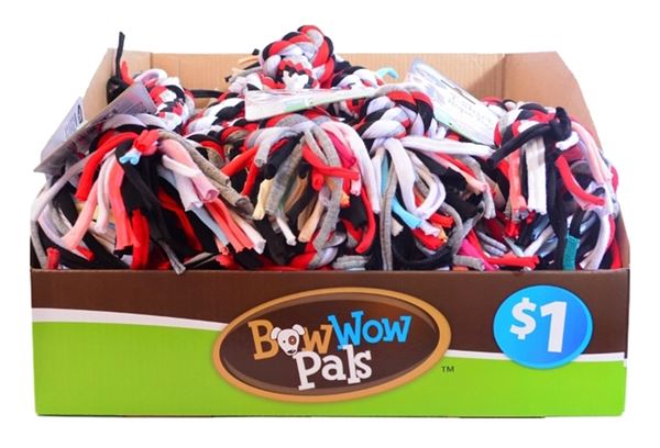 Bow Wow Pals 7544 Dog Toy, Cotton, Pack of 36