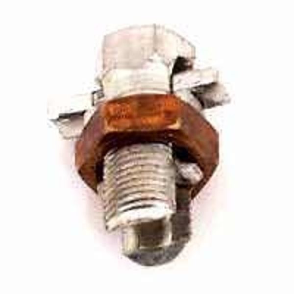 nVent ERICO ESBP8 Split Bolt Connector, #14 to 8 Wire, Silicone Bronze Alloy, Tin-Coated