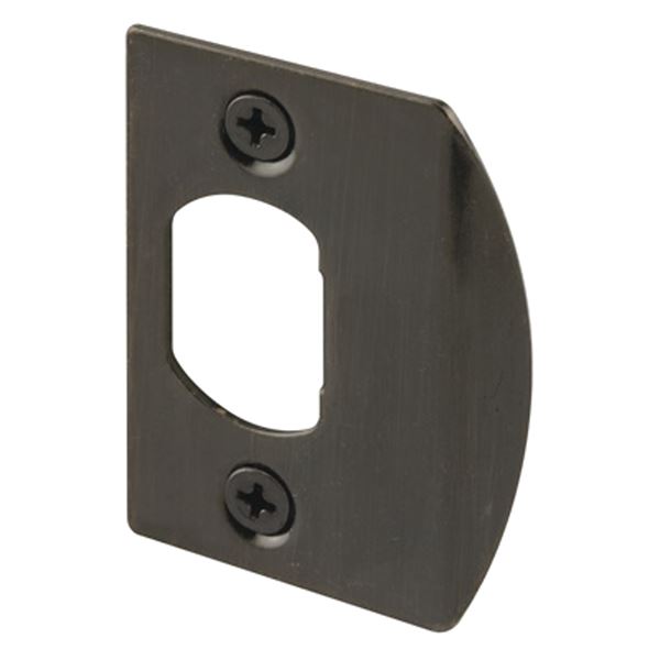 Defender Security E 2233 Strike Plate, 2-1/4 in L, 1-7/16 in W, Steel, Antique Brass