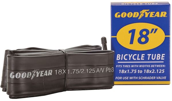 Kent 91076 Bicycle Tube, Black, For: 18 x 1-3/4 in to 2-1/8 in W Bicycle Tires