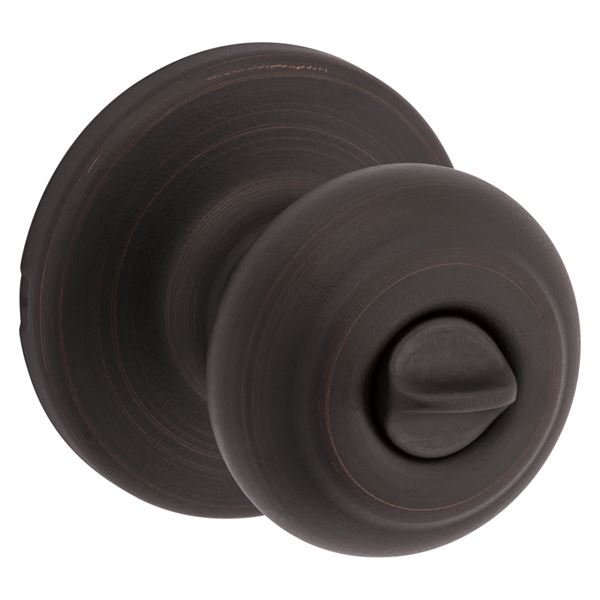 Kwikset 300CV 11P CP Privacy Door Knob, Venetian Bronze