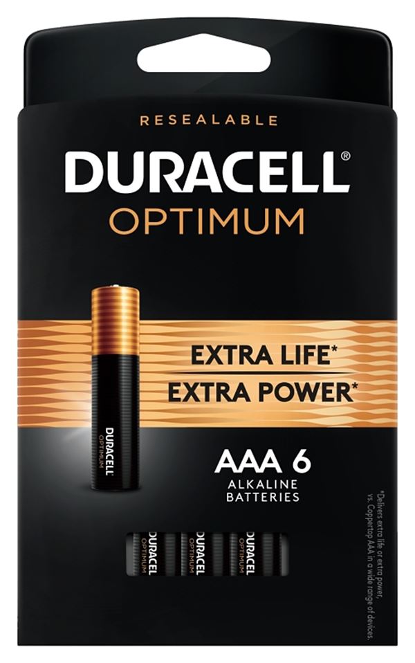 Duracell 32641 Optimum Battery, 1.5 V Battery, AAA Battery, Alkaline