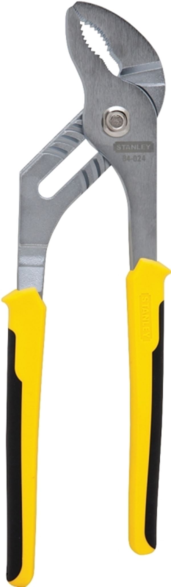 Stanley 84-024 Joint Plier, 10 in OAL, 2-3/8 in Jaw Opening, Ergonomic Handle, 7/8 in W Jaw, 1-5/32 in L Jaw