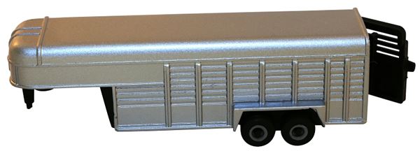 ERTL 46593 1:64 Scale Animal Trailer Toy, Metal/Plastic, Gray