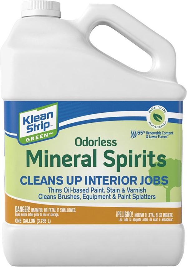 Klean Strip GKGO75CA Mineral Spirit Thinner, Liquid, Milky White, 1 gal, Can, Pack of 4