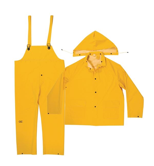 CLC R1012X Rain Suit, 2XL, PVC, Yellow