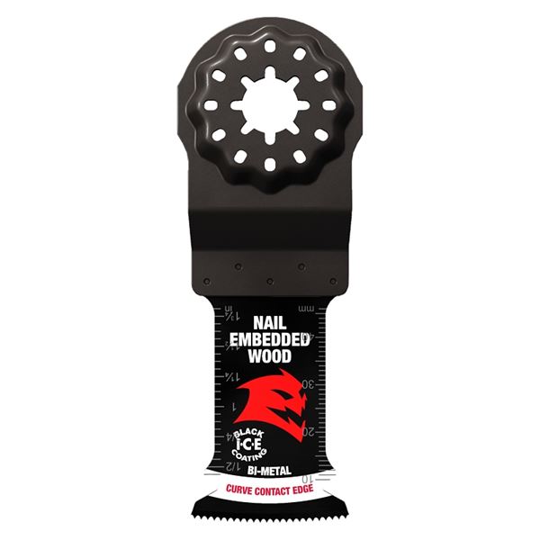 Diablo DOS125BW Oscillating Blade, 1-1/4 in, 2 in D Cutting, Bi-Metal, 1/PK