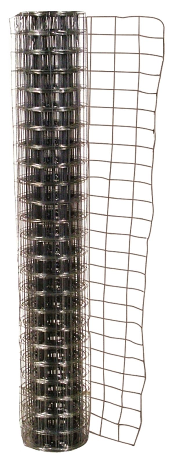 Jackson Wire 10152614 Welded Garden Fence, 50 ft L, 48 in H, 3 x 2 in Mesh, 16 Gauge, Galvanized