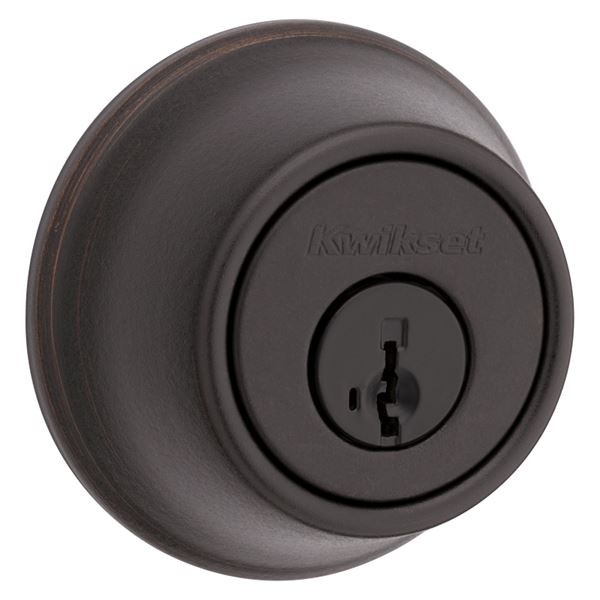 Kwikset 660 11P RCAL RCS Deadbolt, Different, Smartkey Key, Steel, Venetian Bronze, 2-3/8 to 2-3/4 in Backset