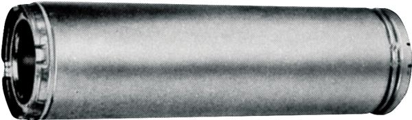 AmeriVent 6HS-36 Chimney Pipe, 9 in OD, 36 in L, Galvanized Stainless Steel