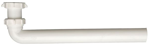 Plumb Pak PP20669 Drain Tube, 1-1/2 in, Slip-Joint, Plastic, White