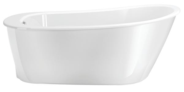 Maax Sax 105797-000-002 Bathtub, 38 to 44 gal, 60 in L, 32 in W, 25 in H, Free-Standing Installation, Fiberglass, White